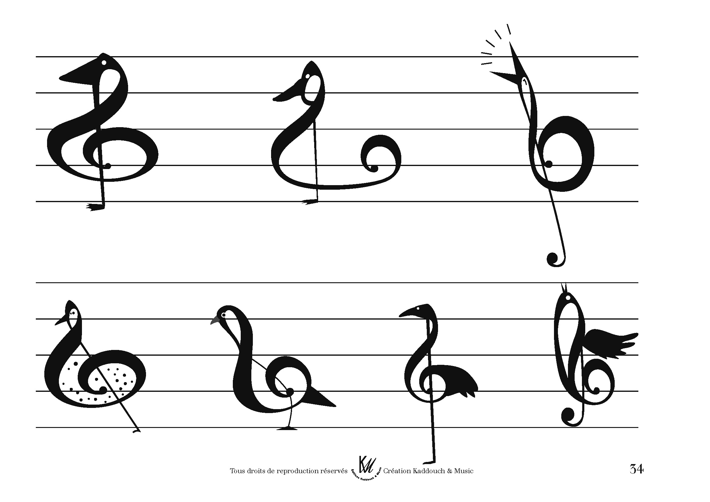 Mise En Page Cahier De Musique www.kaddouch-music.com